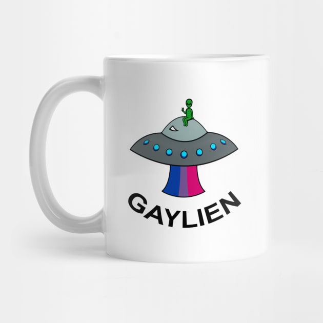 Gaylien Bisexual Pride Alien by MythicalPride